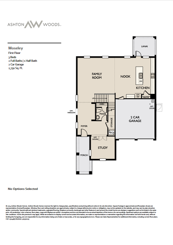 Cawood Townhome Floorplan